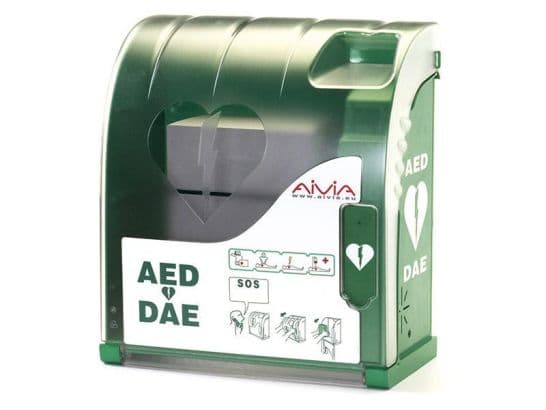 AIVIA 200 – Teca in policarbonato per esterno con allarme e riscaldamento — consumabile per Schiller FRED PA-1