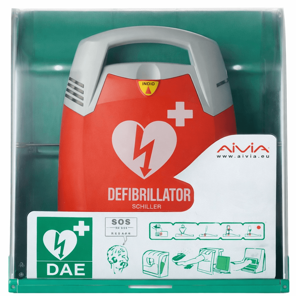 AIVIA S – Teca in policarbonato per interno senza allarme — consumabile per Schiller FRED PA-1
